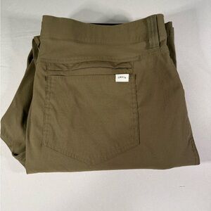 Orvis Stretch Hiking Pants 40x32 Olive Water Repellent